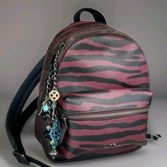 Stylish Zebra Print Backpack - Picture 1 of 9